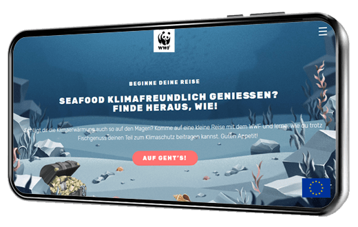 WWF CO2 Flossenabdruck Spiel WWF CO2 Flossenabdruck Spiel