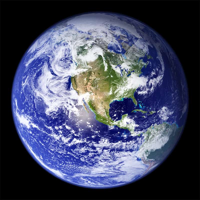 Luftbild von der Erde © NASA Luftbild von der Erde