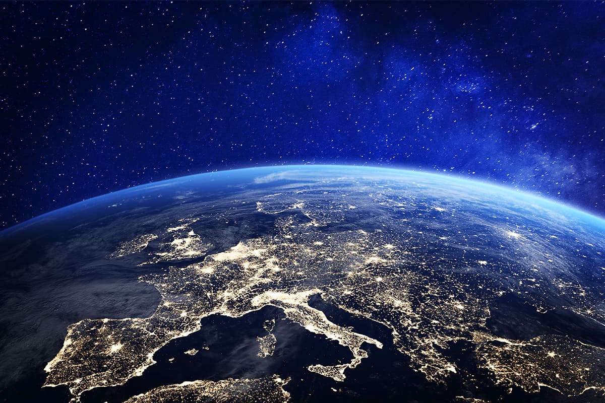 Luftaufnahme der Erde © shutterstock Luftaufnahme der Erde