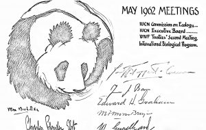 Das WWF-Zeichen vor 50 Jahren, © by WWF Das WWF-Zeichen vor 50 Jahren, © by WWF