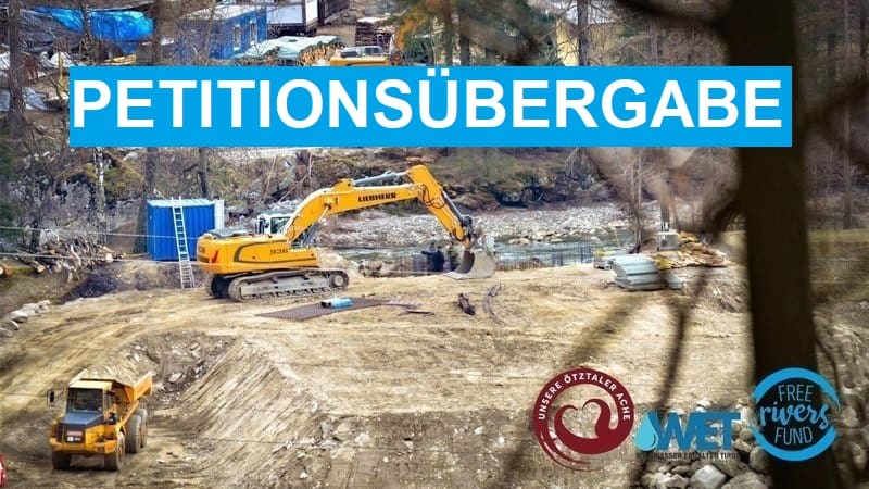Bauarbeiten an der Ötztaler Ache, 2020