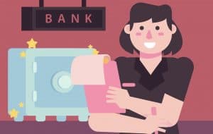 Auf der Bank kann das Geld nicht verloren gehen, © by vecteezy.com Auf der Bank kann das Geld nicht verloren gehen, © by vecteezy.com