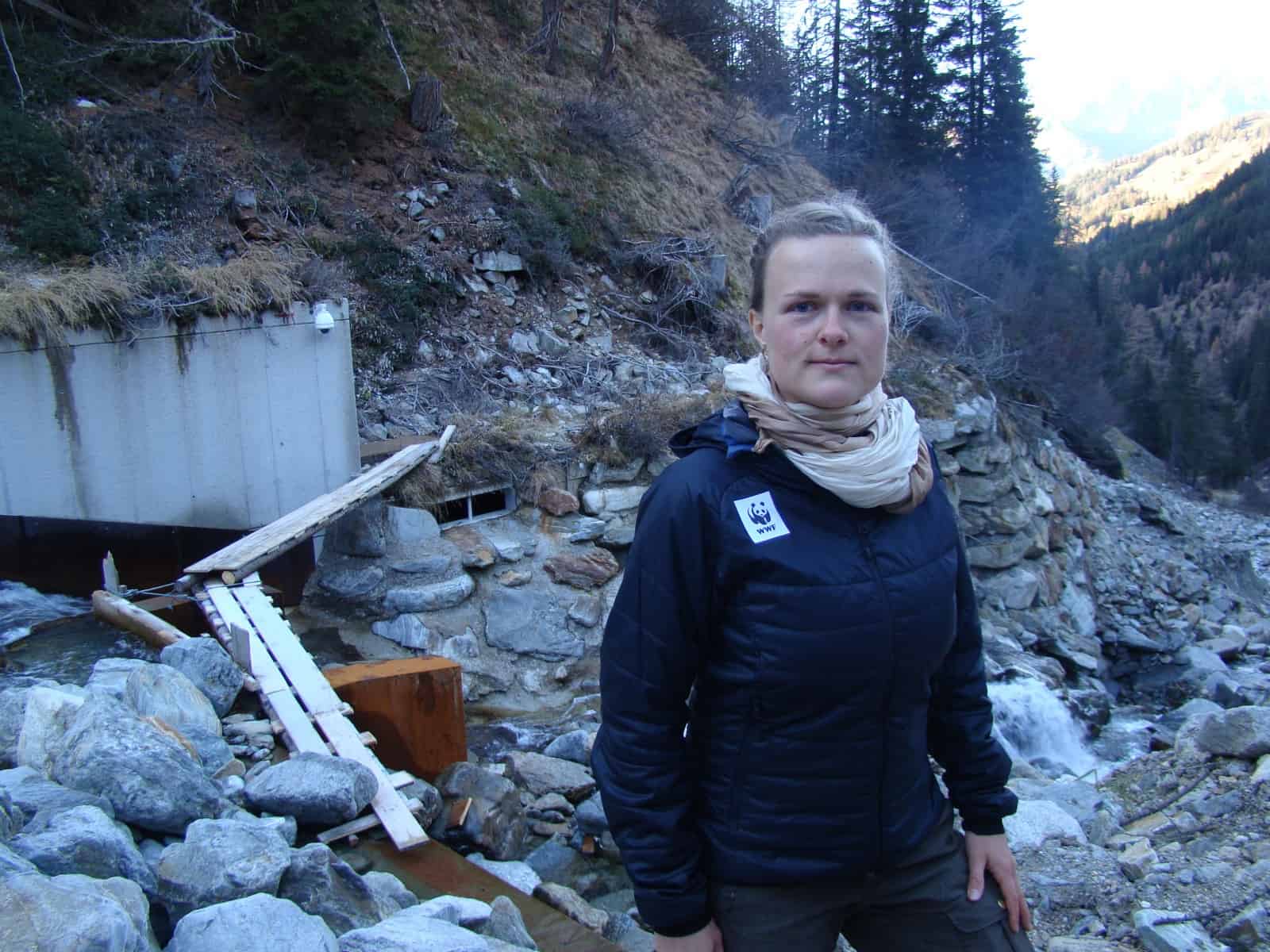 Marianne Götsch beim Lesachbach