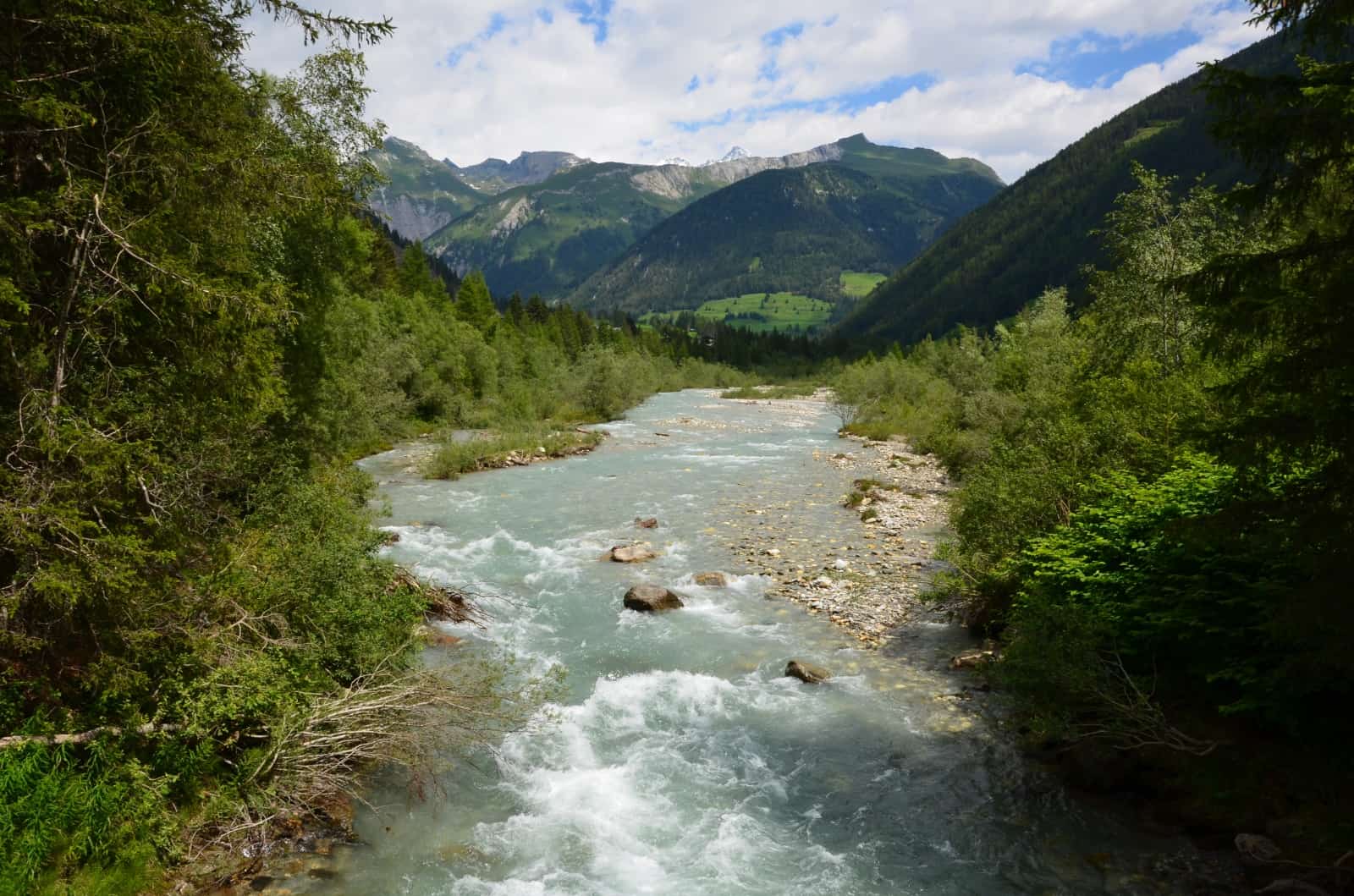 An dieser Stelle der Isel soll eine Wehranlage des Kraftwerkes Haslach-Kalserbach gebaut werden, © by Marianne Götsch An dieser Stelle der Isel soll eine Wehranlage des Kraftwerkes Haslach-Kalserbach gebaut werden, © by Marianne Götsch