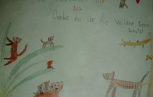 Eine Tigerfamilie - gemalt von Julia, © by privat Eine Tigerfamilie - gemalt von Julia, © by privat