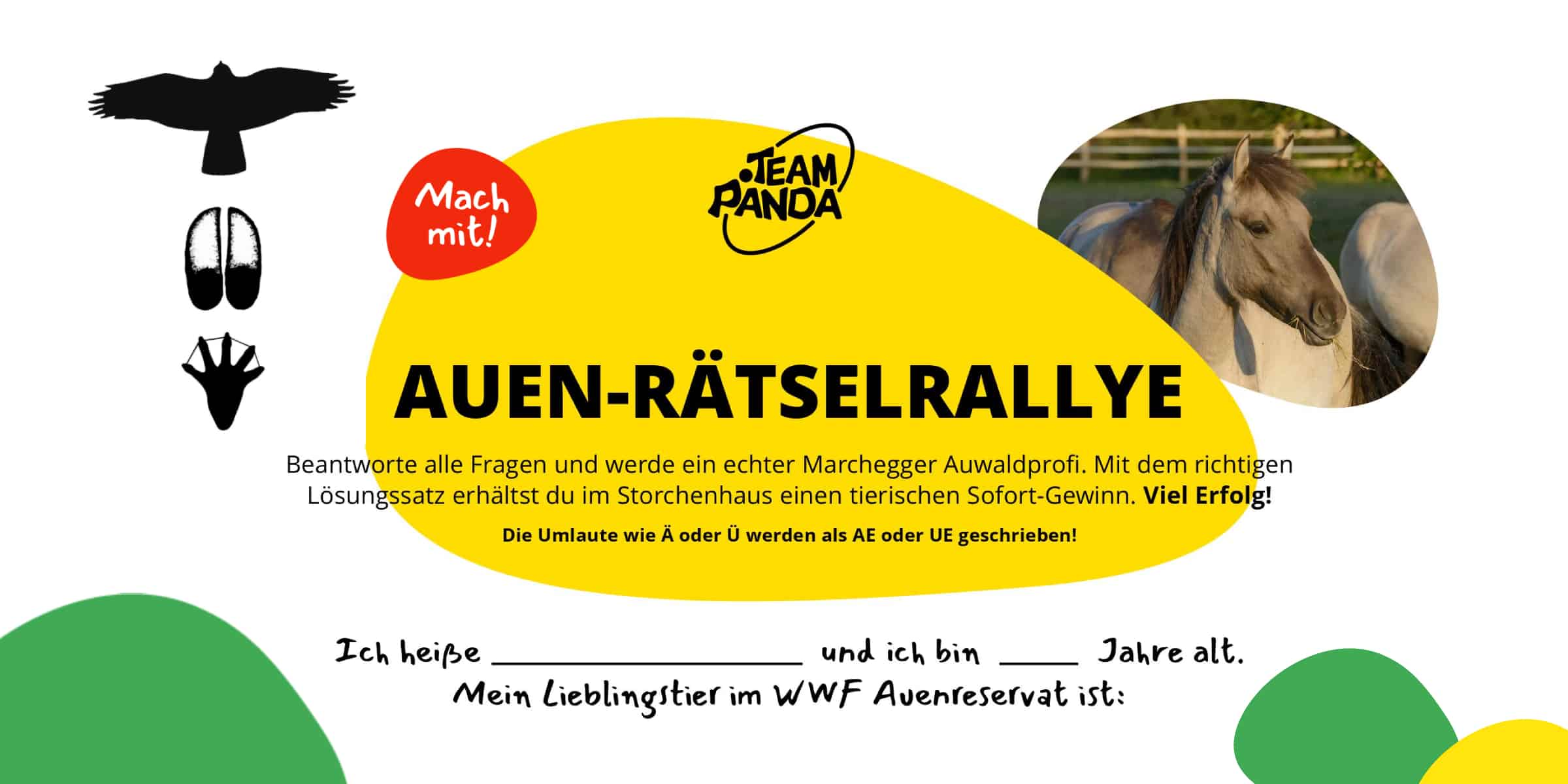 Komm in die Au und mach mit! Komm in die Au und mach mit!