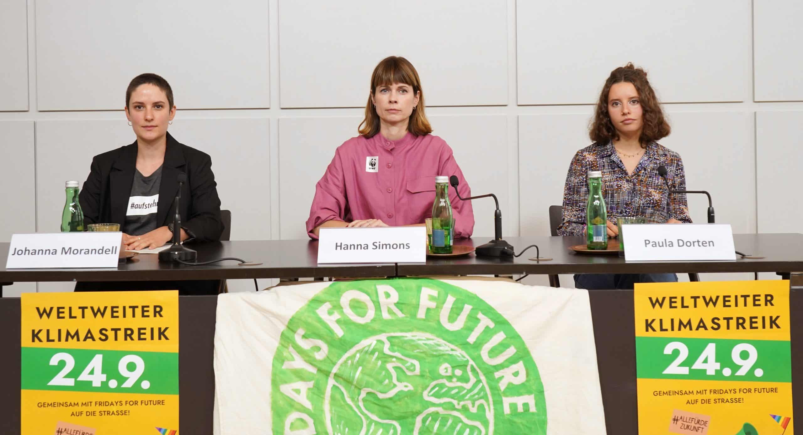 Pressekonferenz zum Klimastreik © Tamara Greiner/WWF(3)