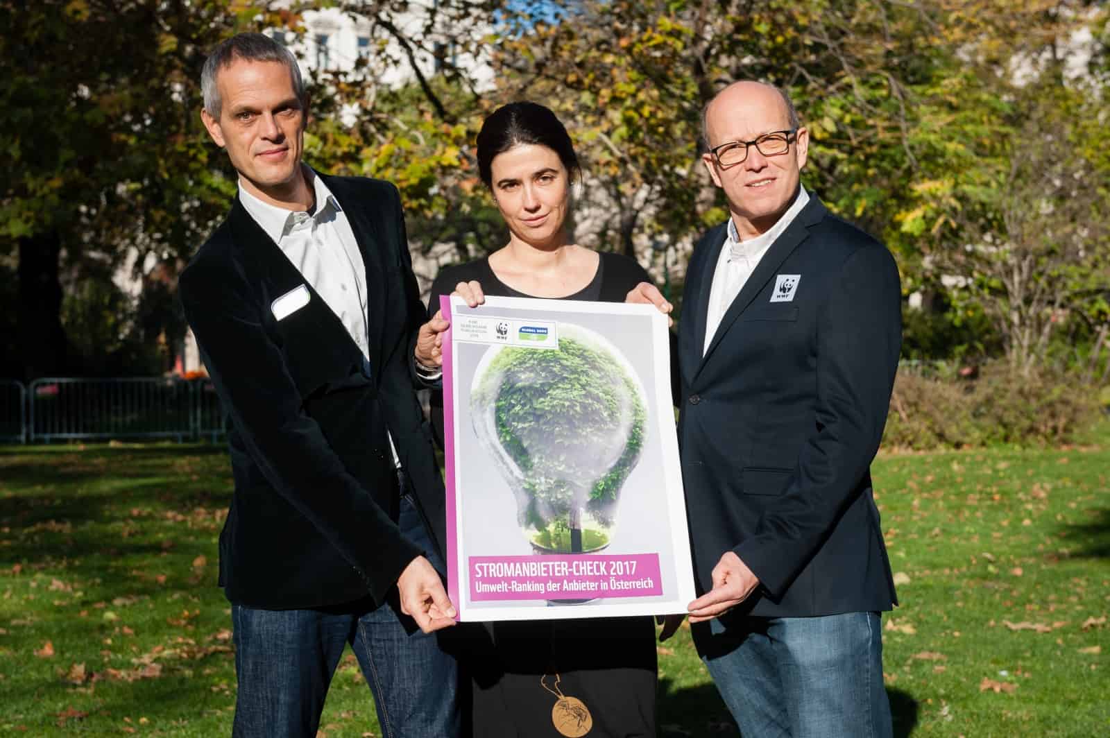 GLOBAL 2000 und WWF mit Studie Stromanbieter-Check