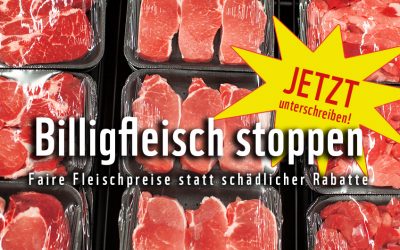 WWF Österreich: Handel sollte auf schädliche Fleischrabatte verzichten