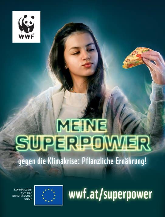 Kühlschrankmagnet der WWF Superpower Kampagne