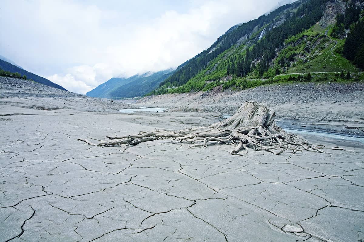 Austrocknung_Auswirkungen Ausbau KW Kaunertal(c)Verein lebenswertes Kaunertal Ausbaupläne Kraftwerk Kaunertal WWF Österreich