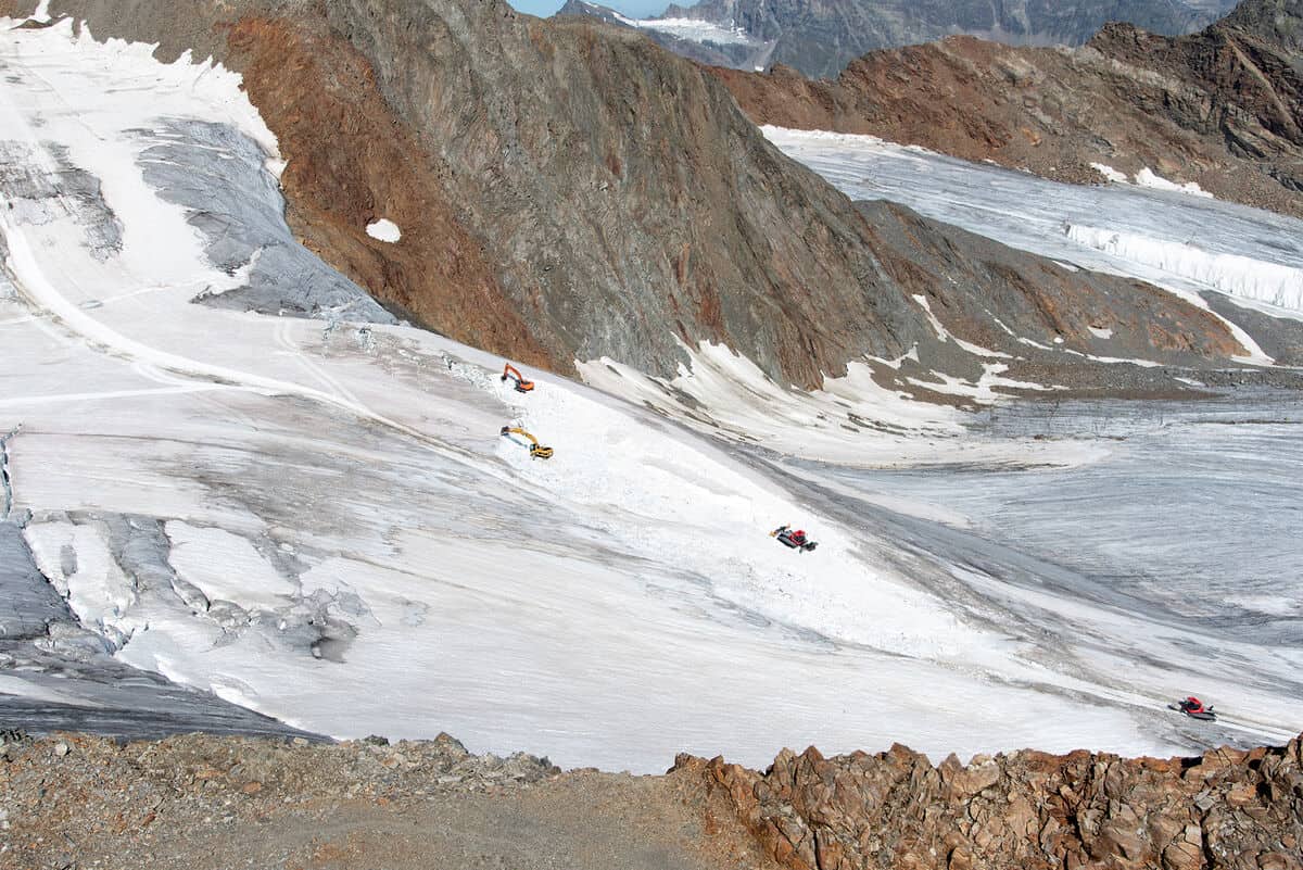 Pitztal: Bauarbeiten am Gletscher © WWF/VincentSufiyan