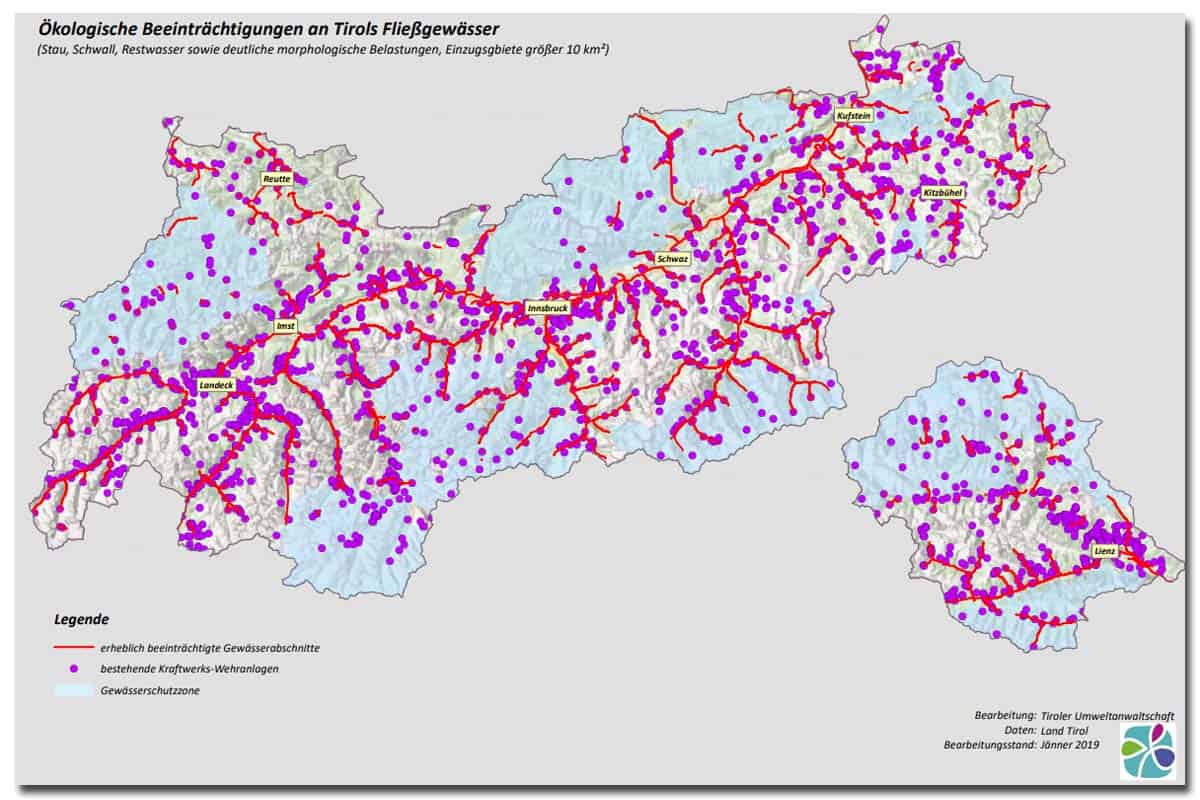 Beeinträchtigungen Fließgewässer Beeinträchtigungen Fließgewässer