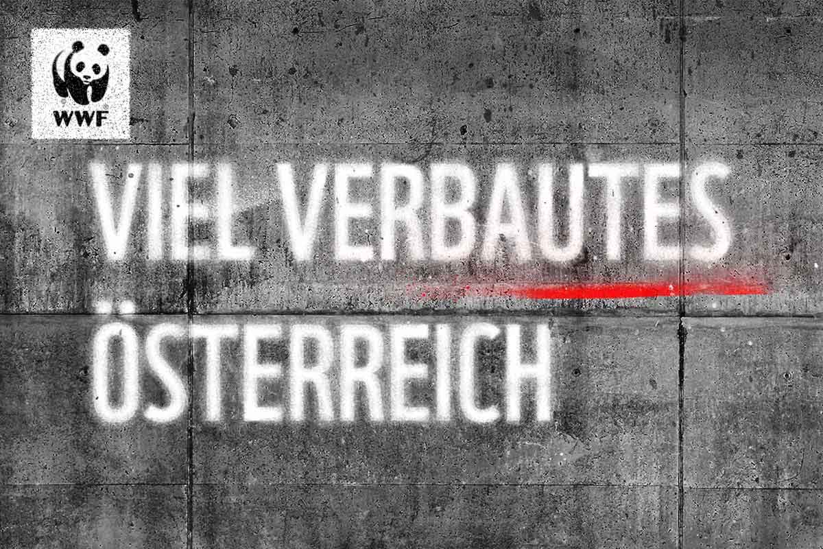 Kampagne Natur Statt Beton des WWF Österreich
