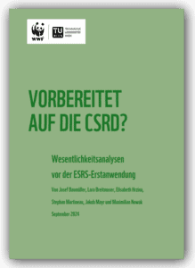 WWF und TU Wien Studie: Vorbereitet auf die CSRD?